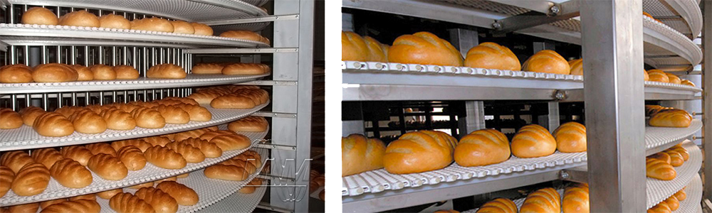 система охлаждения хлеба